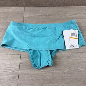 Oakley Womens Size S Cyber Blue Swimsuit Bikini Bottoms